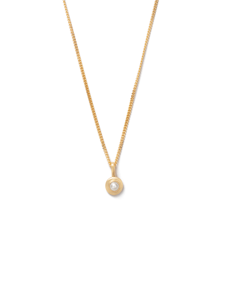 BIRTHSTONE NECKLACE (18K GOLD VERMEIL) JUNE