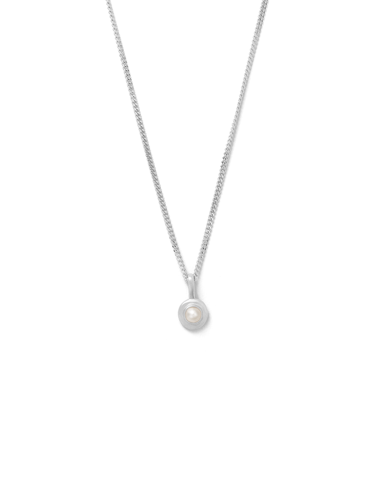 BIRTHSTONE NECKLACE (STERLING SILVER)