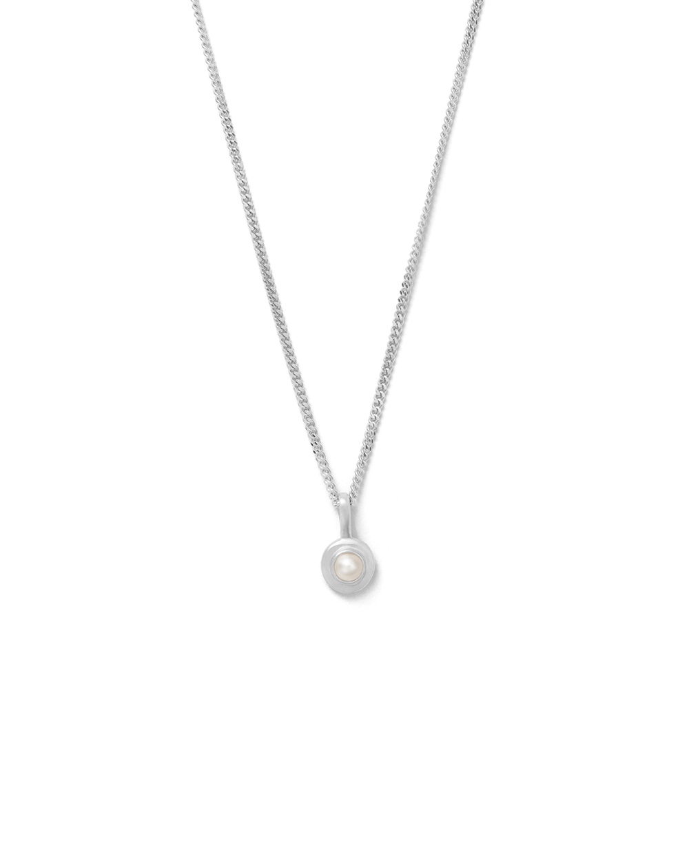 BIRTHSTONE NECKLACE (STERLING SILVER) JUNE