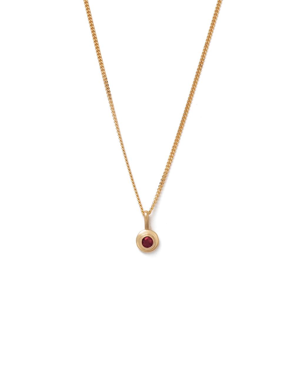 BIRTHSTONE NECKLACE (18K GOLD VERMEIL) JANUARY
