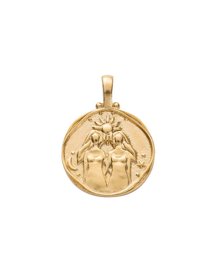 GEMINI ZODIAC (18K GOLD VERMEIL)
