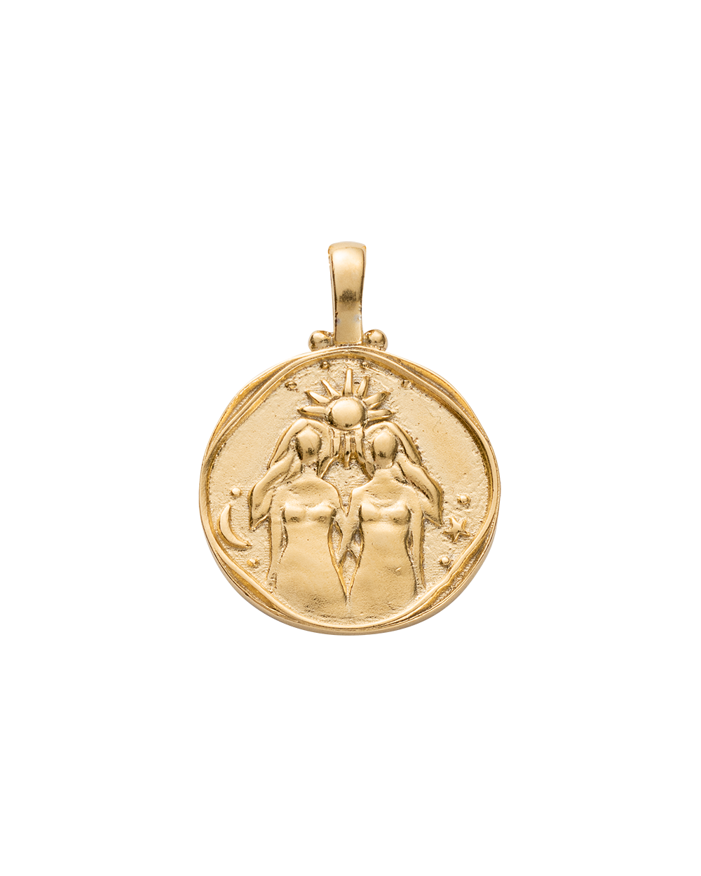 GEMINI ZODIAC (18K GOLD VERMEIL) IMAGE 1