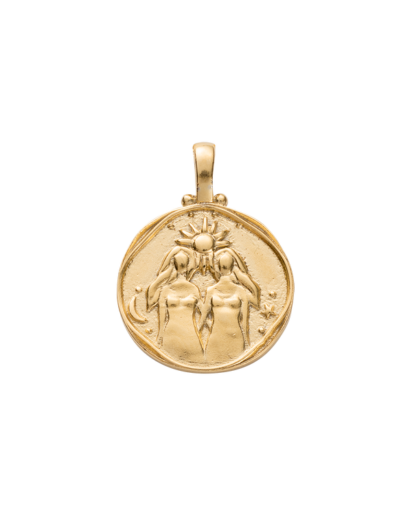 GEMINI ZODIAC (18K GOLD VERMEIL) IMAGE 1