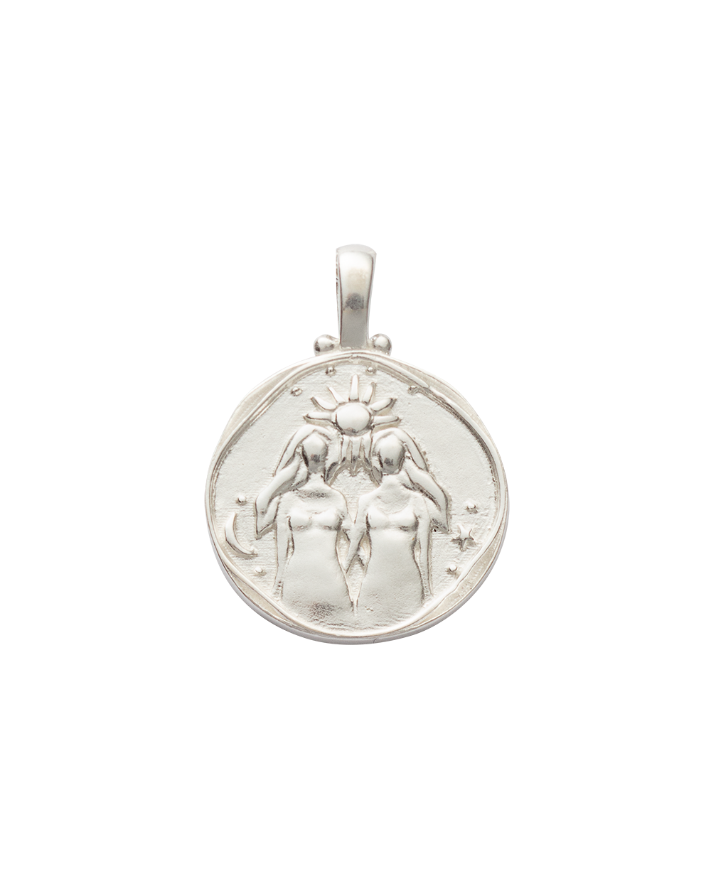 GEMINI ZODIAC (STERLING SILVER) IMAGE 1