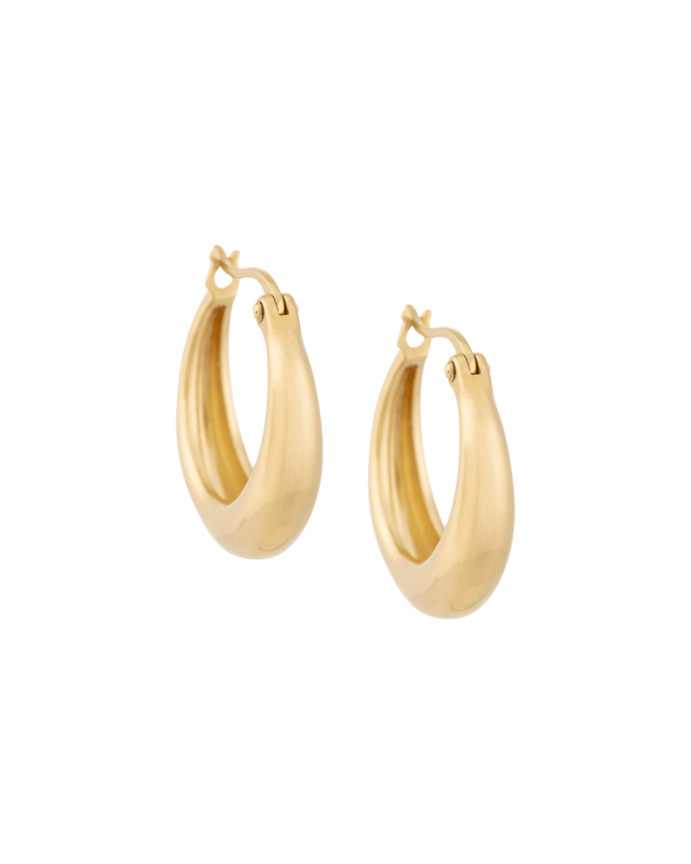 GLOW HOOPS (18K GOLD PLATED) IMAGE 1