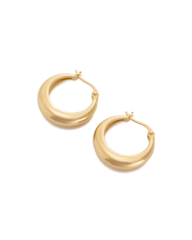 GLOW HOOPS (18K GOLD PLATED)