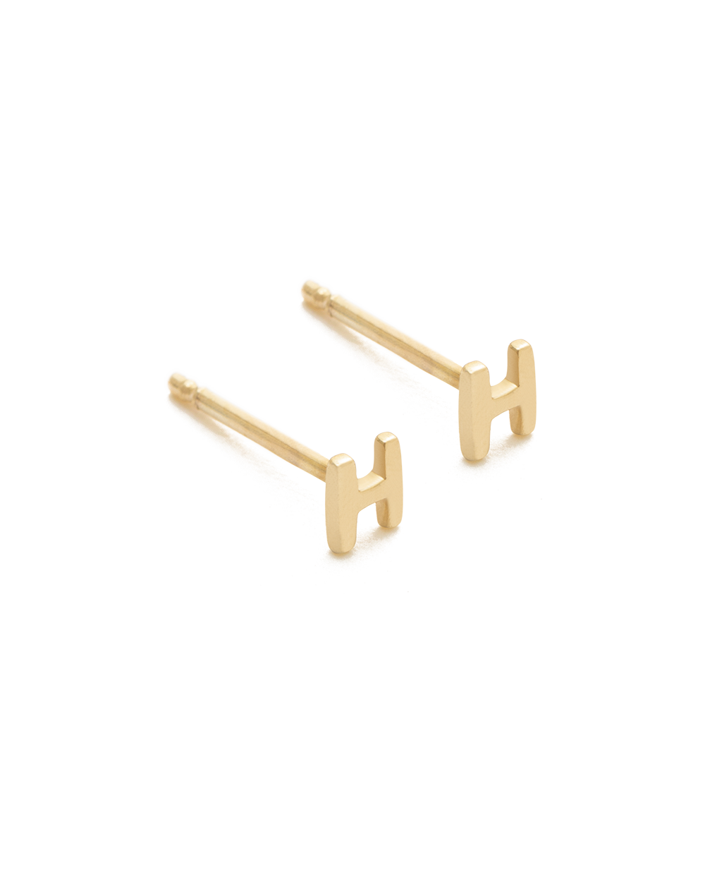 INITIAL EARRINGS (9K GOLD) IMAGE 12