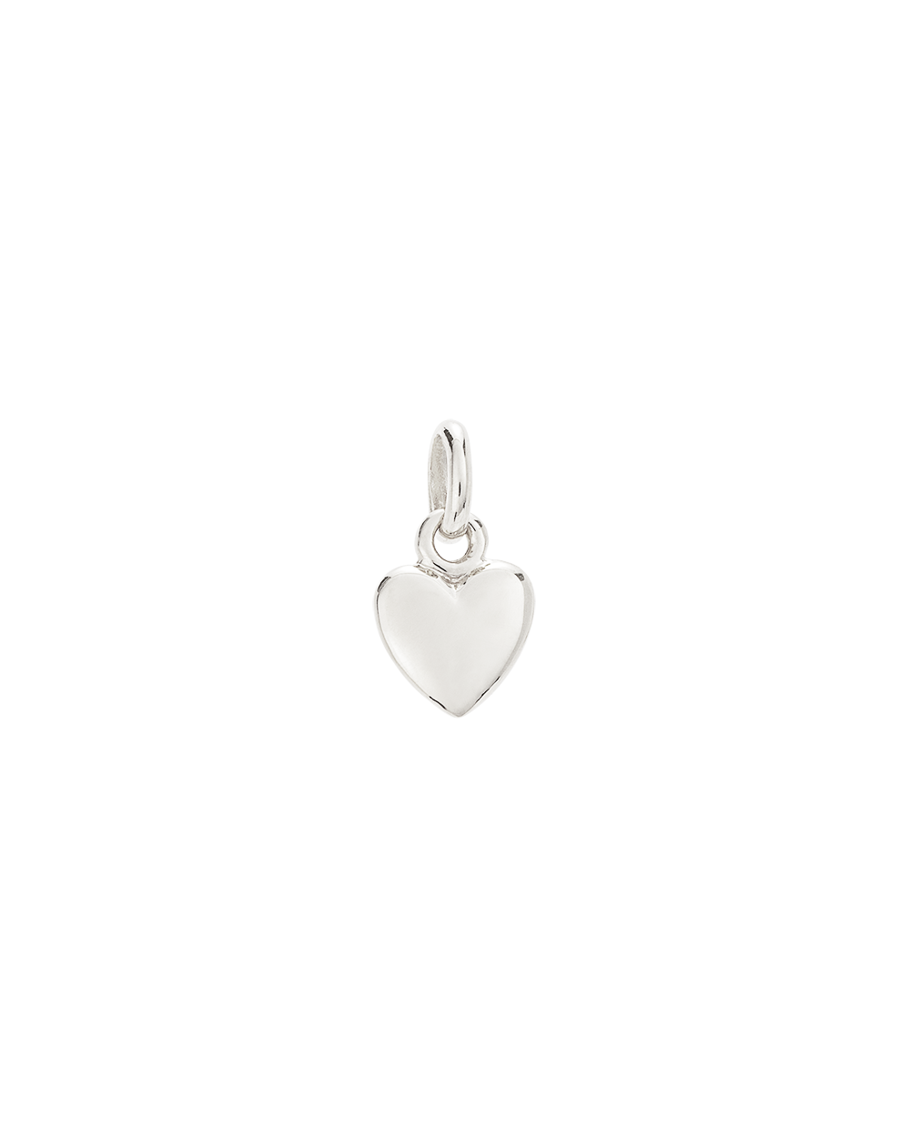 HEART CHARM (STERLING SILVER) IMAGE 1