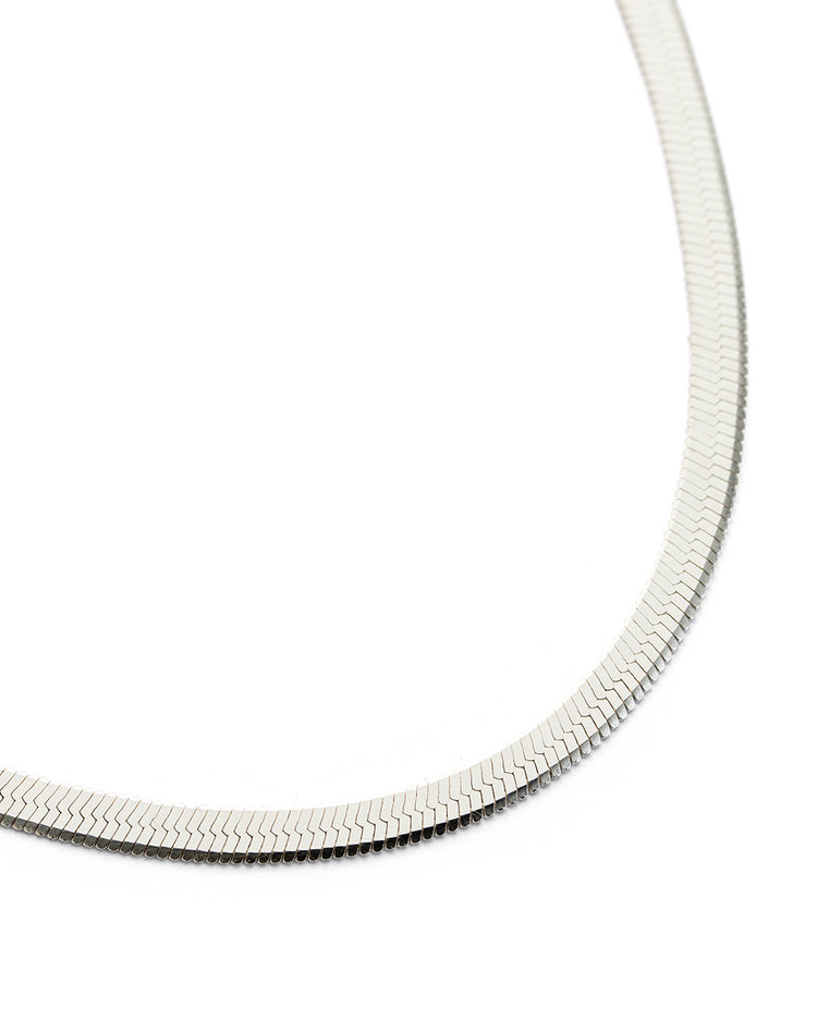 HERRINGBONE CHAIN (STERLING SILVER)
