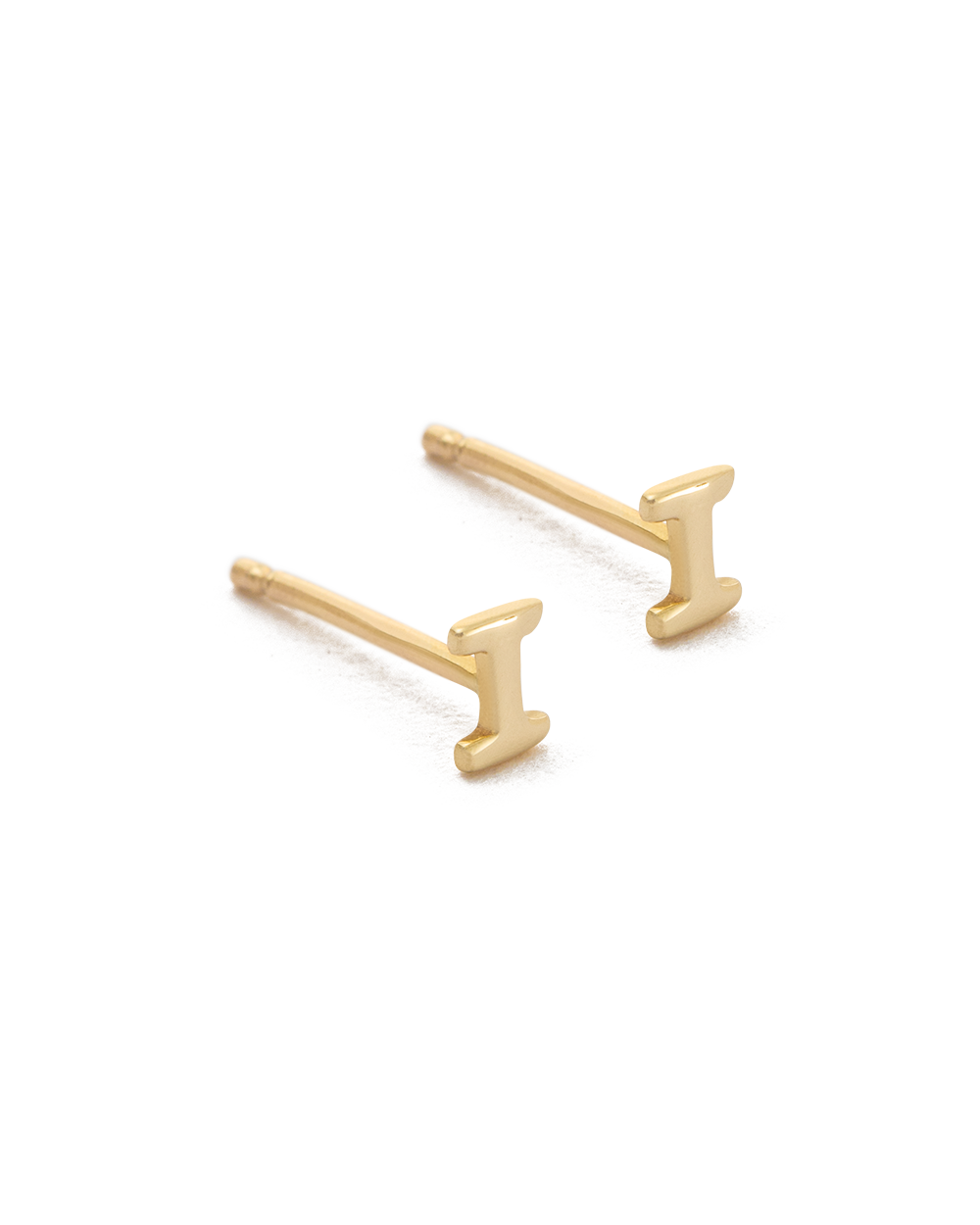 INITIAL EARRINGS (9K GOLD) IMAGE 13