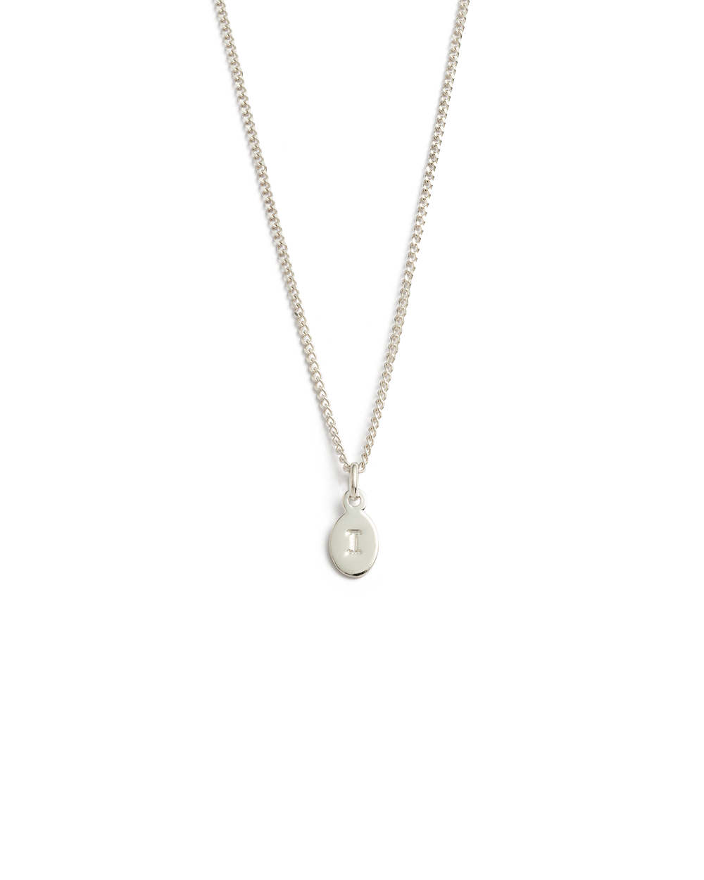 INITIAL NECKLACE A-Z (STERLING SILVER) IMAGE 14