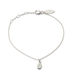 INITIAL BRACELET A-Z (STERLING SILVER) IMAGE 1