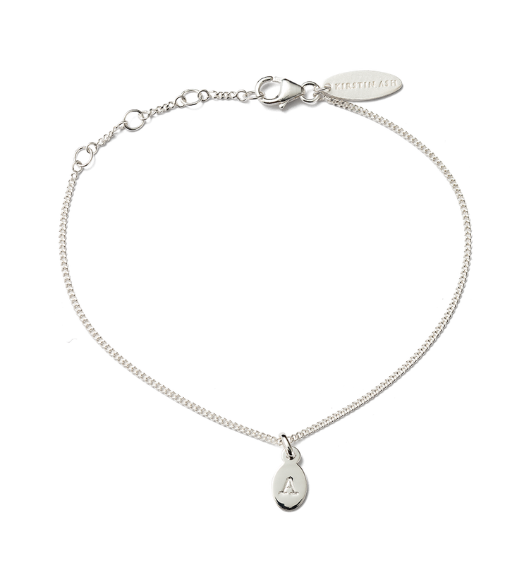 INITIAL BRACELET A-Z (STERLING SILVER)