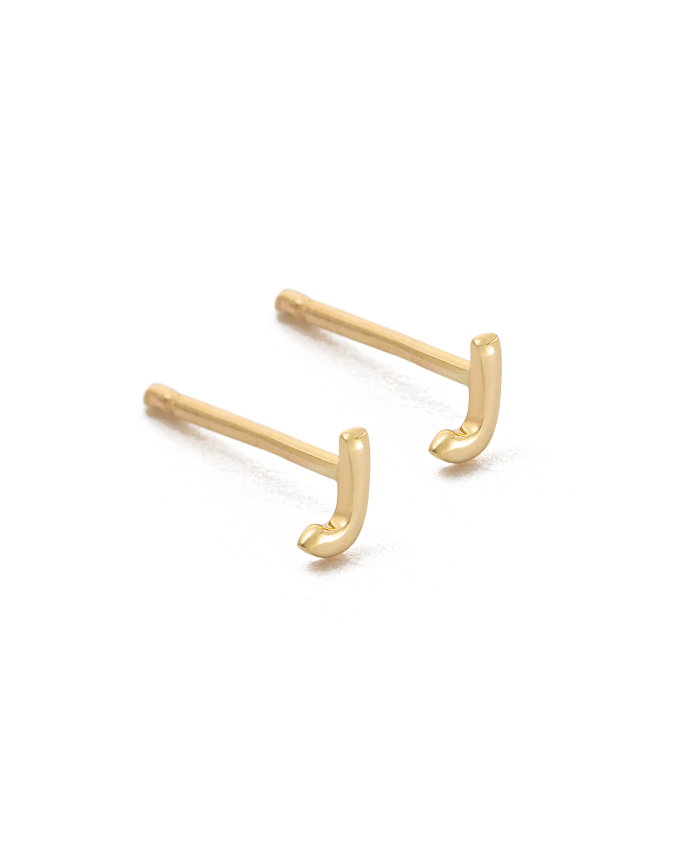 INITIAL EARRINGS (9K GOLD) IMAGE 14
