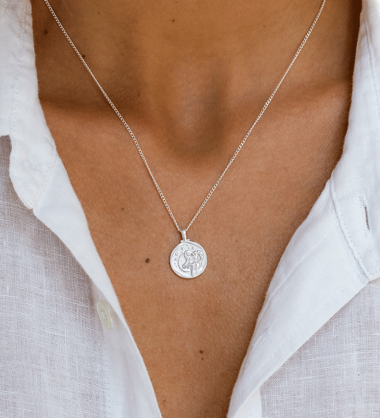 ARIES ZODIAC (STERLING SILVER)