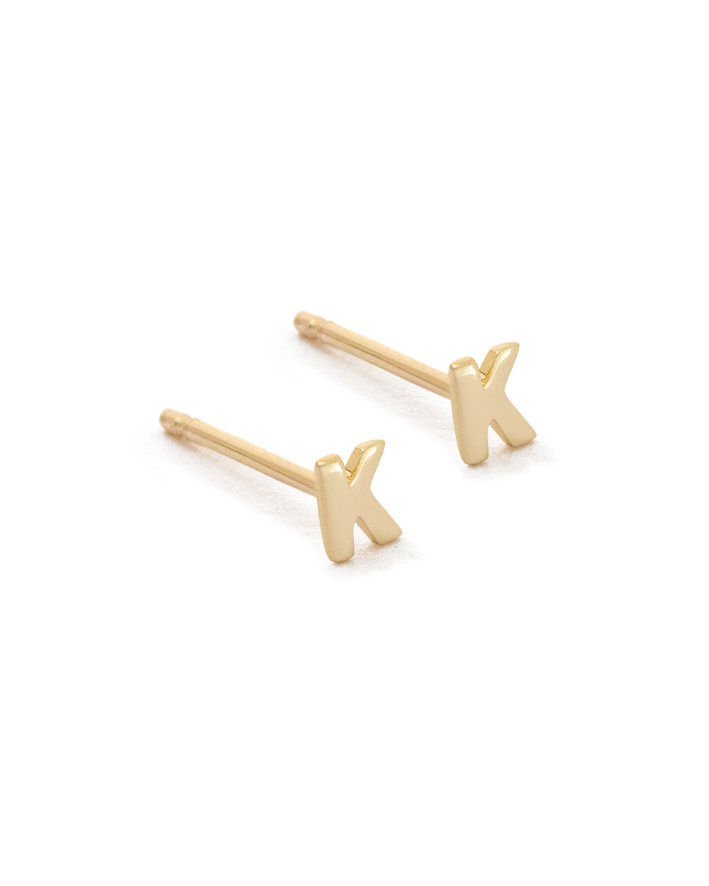 INITIAL EARRINGS (9K GOLD) IMAGE 15