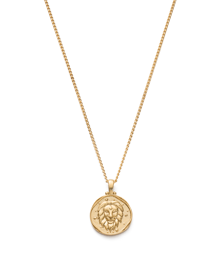 LEO ZODIAC NECKLACE (18K GOLD VERMEIL)