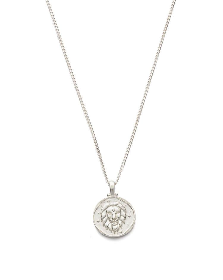 LEO ZODIAC NECKLACE (STERLING SILVER)