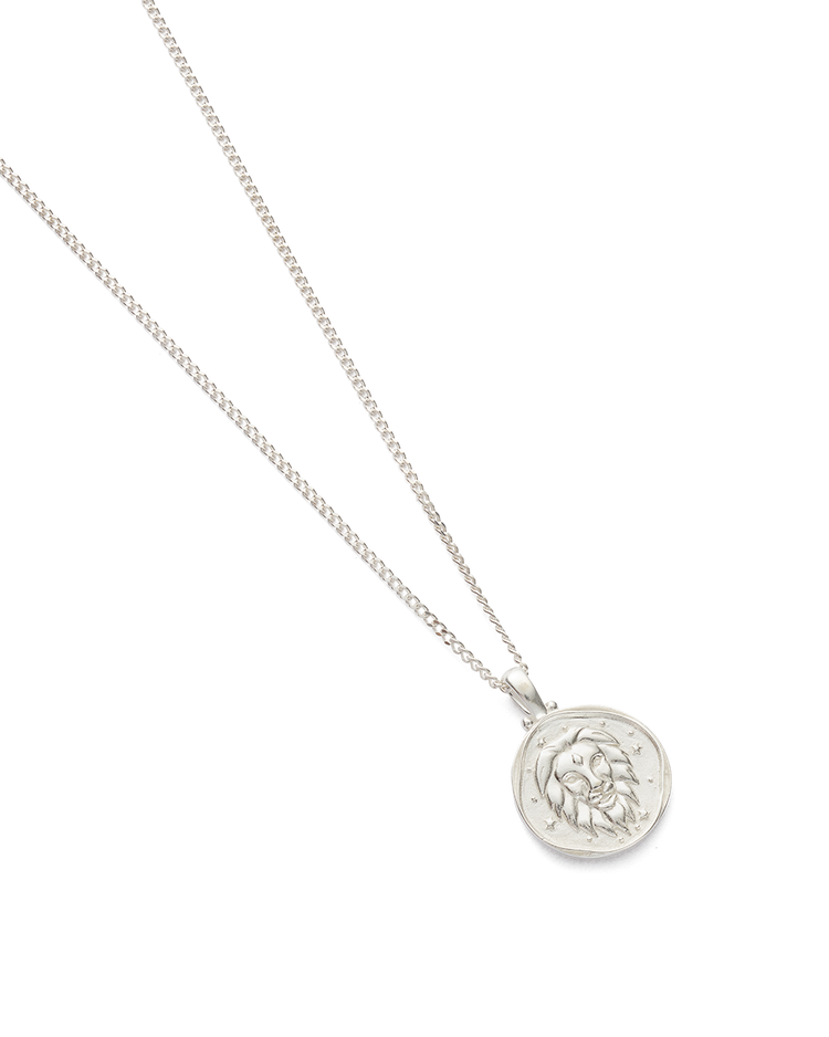 LEO ZODIAC NECKLACE (STERLING SILVER)