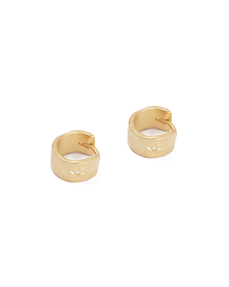 LUNA HUGGIES (18K GOLD PLATED)