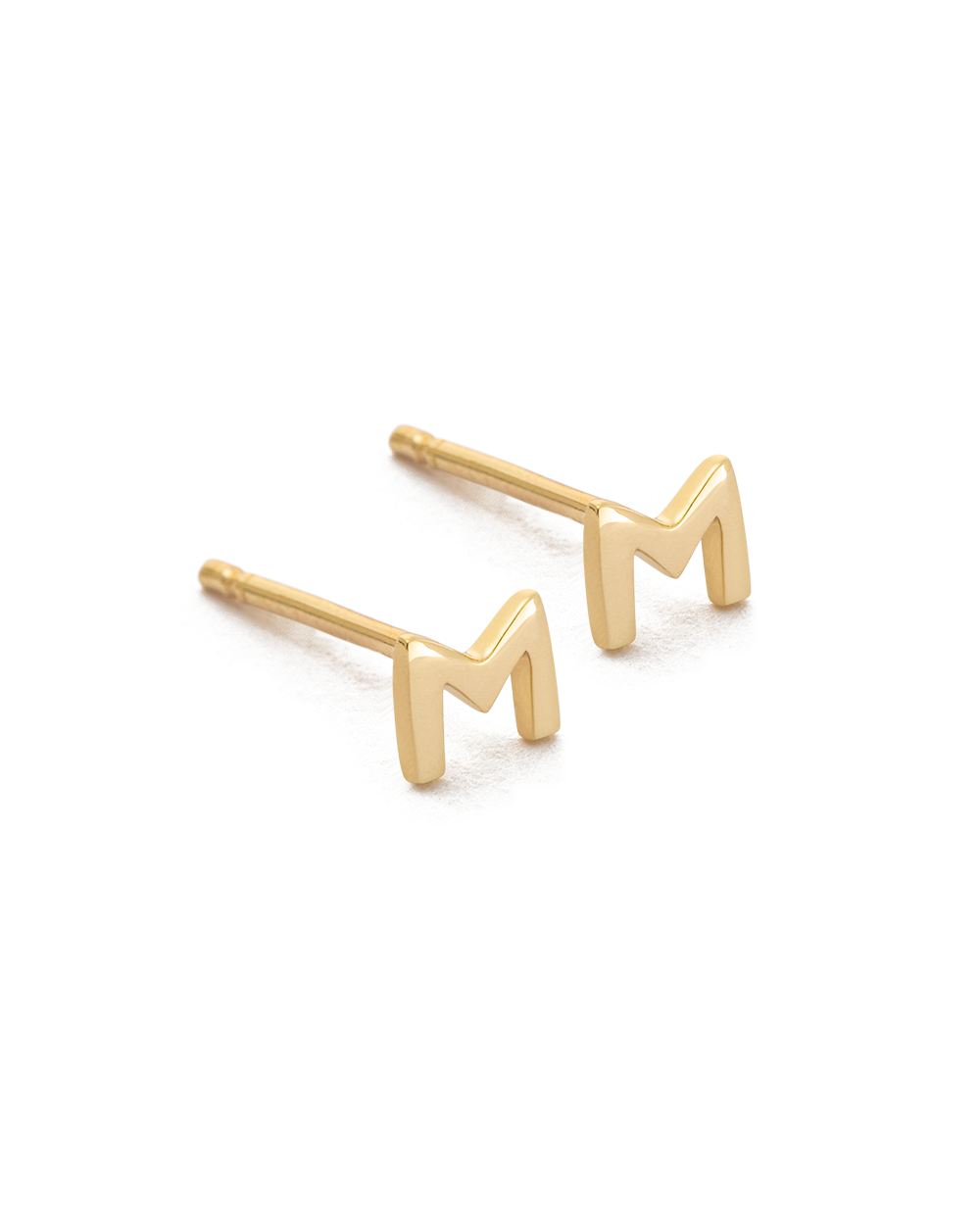 INITIAL EARRINGS (9K GOLD) IMAGE 17