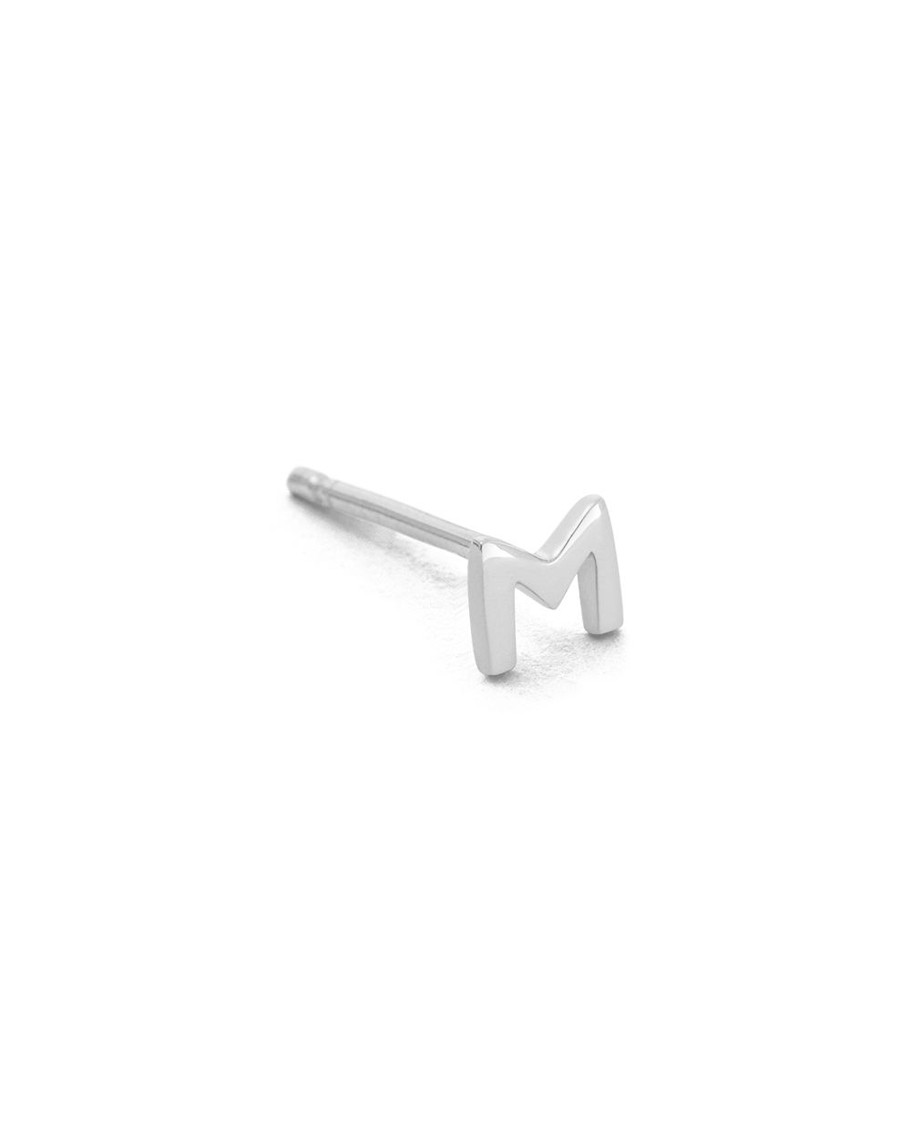 INITIAL EARRINGS (STERLING SILVER) IMAGE 43