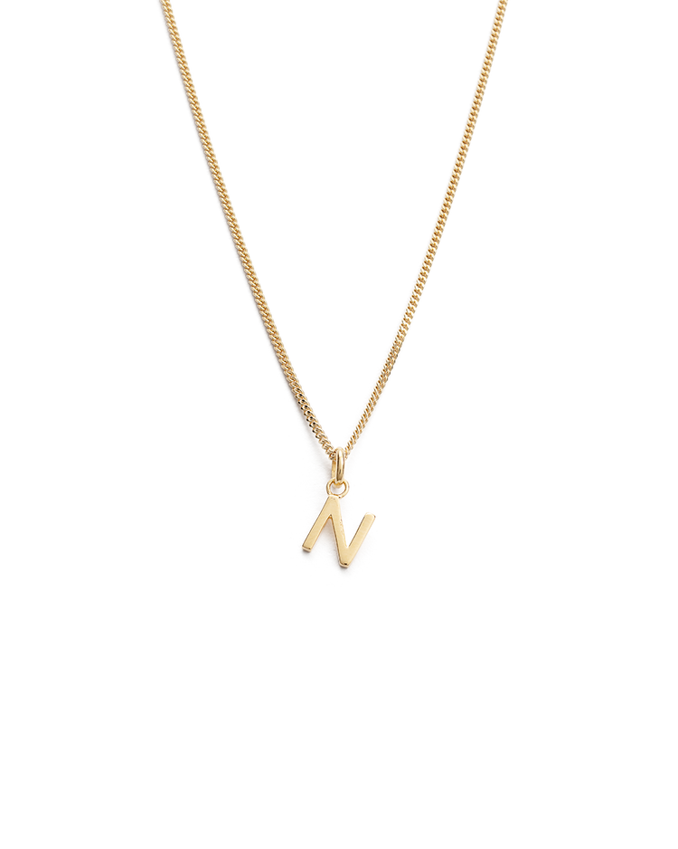 OUTLINE INITIAL NECKLACE A-Z (18K GOLD VERMEIL) IMAGE 19