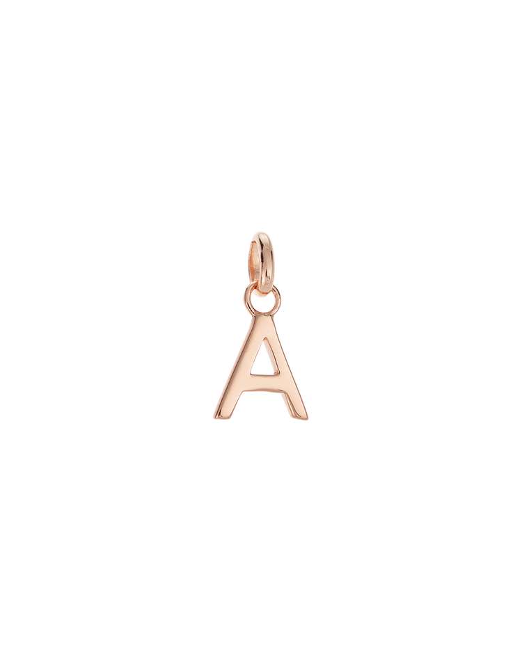 OUTLINE INITIAL A-Z (18K ROSE GOLD VERMEIL) IMAGE 1