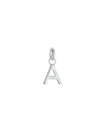 OUTLINE INITIAL A-Z (STERLING SILVER) IMAGE 1