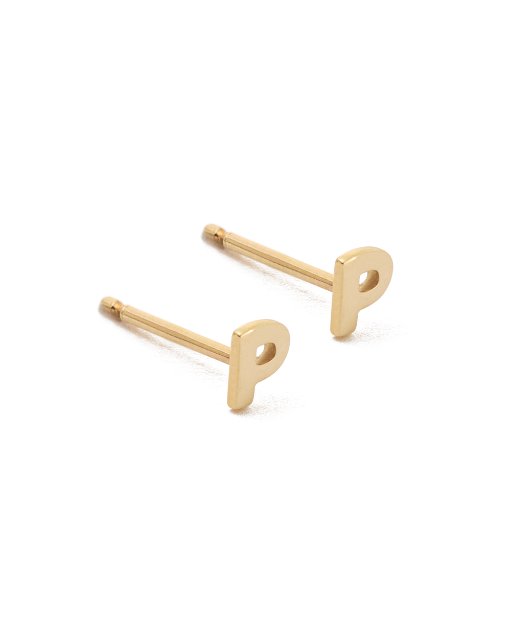 INITIAL EARRINGS (9K GOLD) IMAGE 20