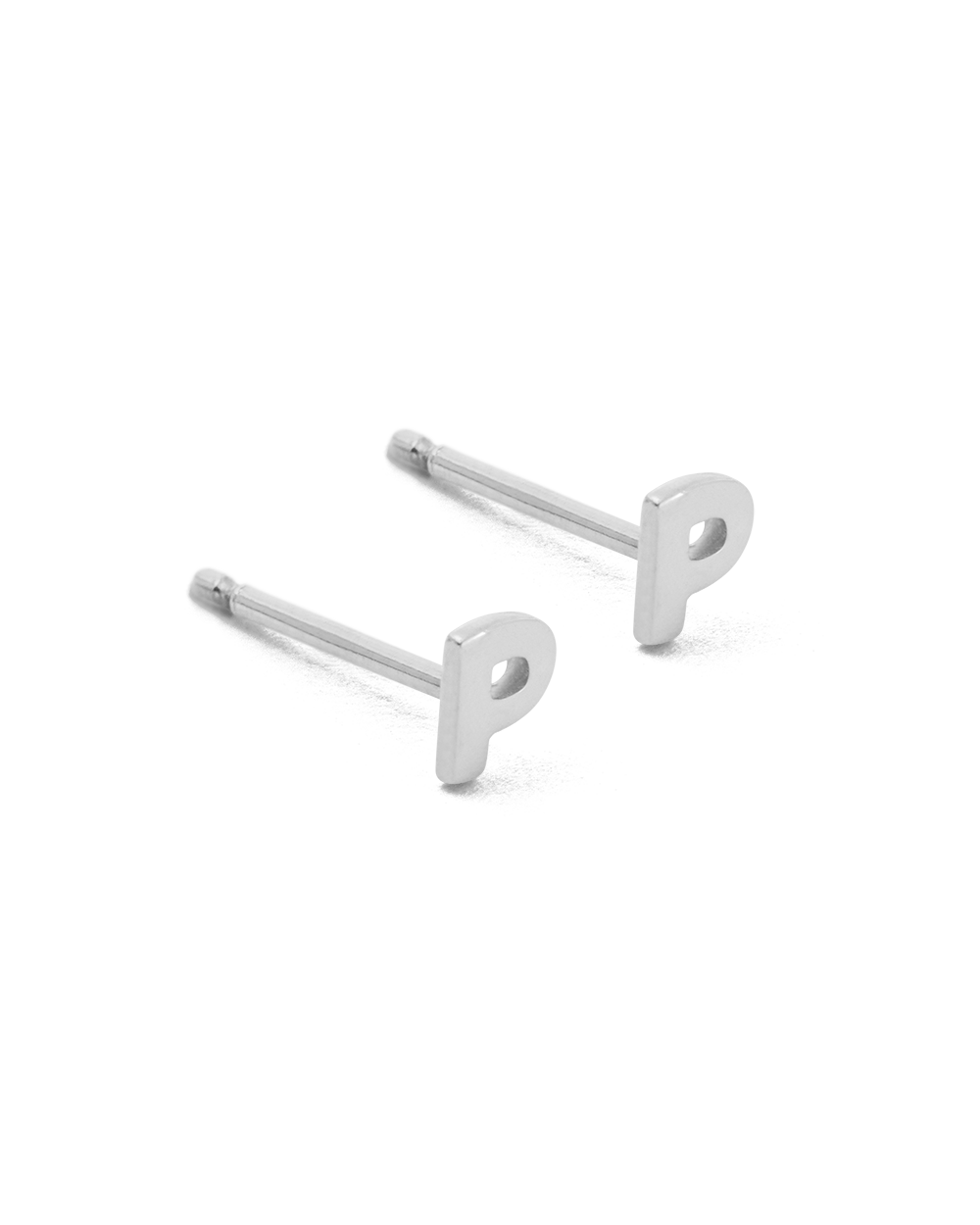 INITIAL EARRINGS (STERLING SILVER) IMAGE 20
