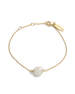 PEARL BRACELET (18K GOLD PLATED) IMAGE 1