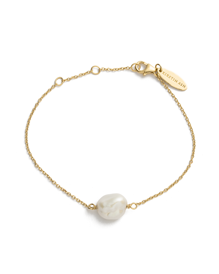 PEARL BRACELET (18K GOLD PLATED)