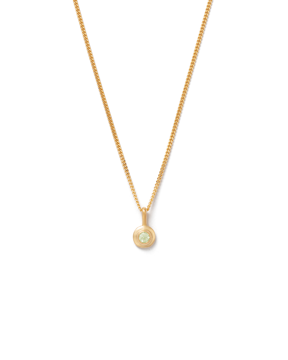 BIRTHSTONE NECKLACE (18K GOLD VERMEIL) AUGUST