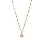 BIRTHSTONE NECKLACE (18K GOLD VERMEIL) OCTOBER