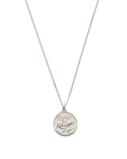 PISCES ZODIAC NECKLACE (STERLING SILVER) IMAGE 1