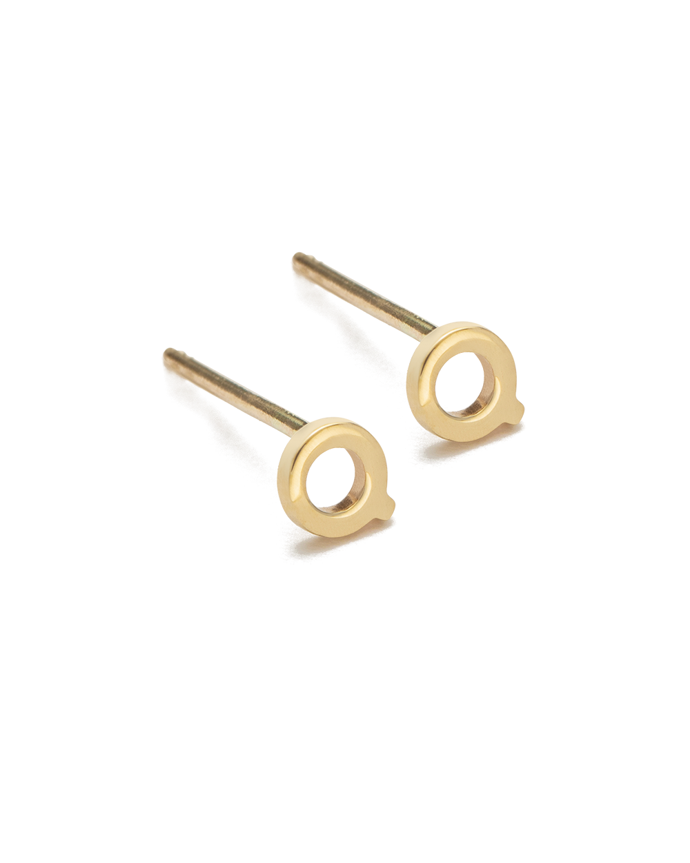 INITIAL EARRINGS (9K GOLD) IMAGE 21