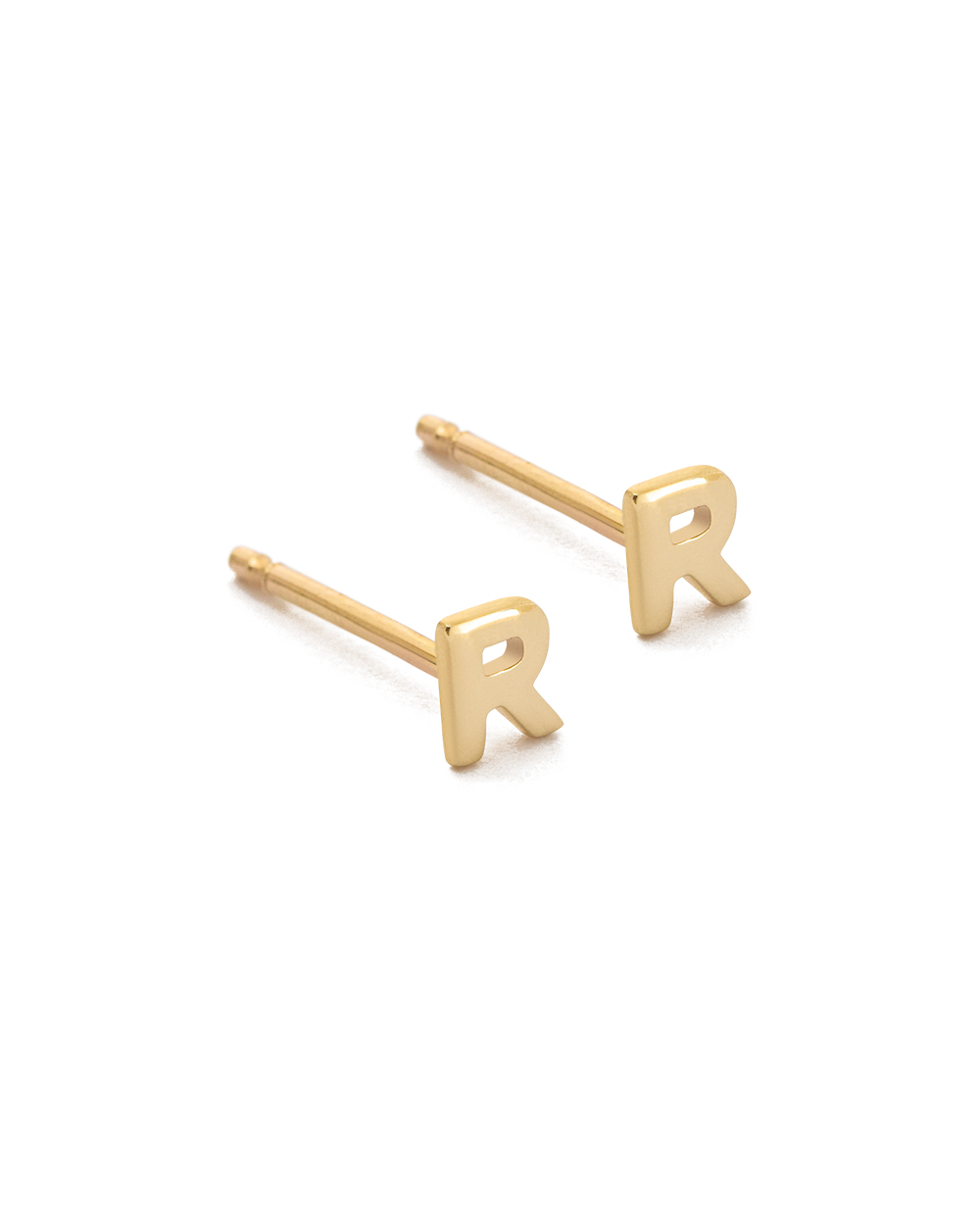 INITIAL EARRINGS (9K GOLD) IMAGE 22
