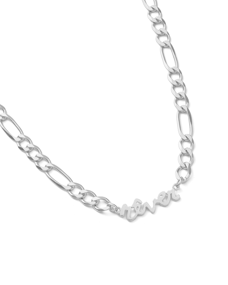 REVER CHAIN NECKLACE (STERLING SILVER)