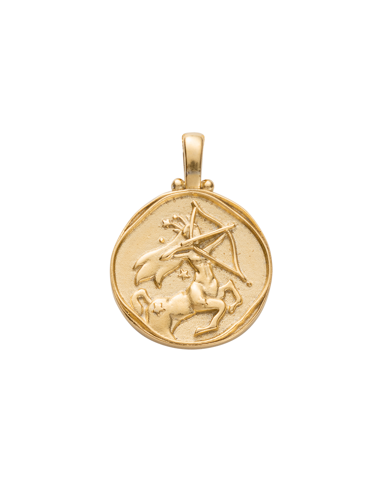 SAGITTARIUS ZODIAC (18K GOLD VERMEIL)