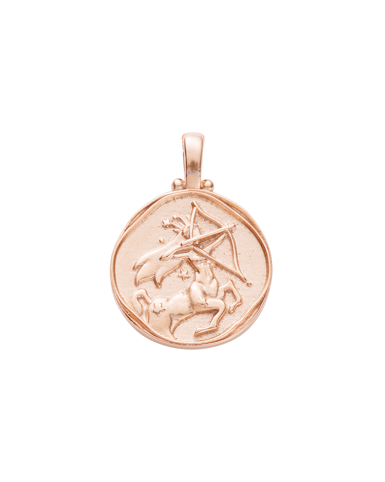 SAGITTARIUS ZODIAC (18K ROSE GOLD VERMEIL)