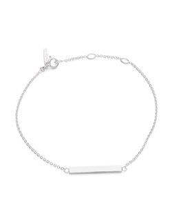 SENTIMENT BAR BRACELET (STERLING SILVER) IMAGE 1