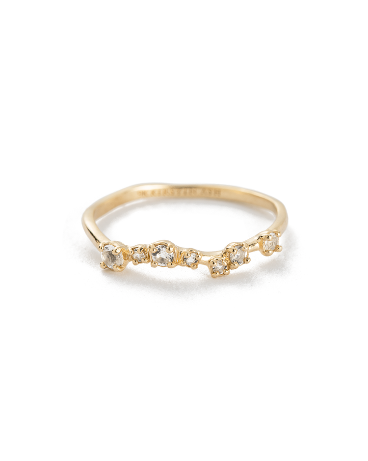 SHIMMER TOPAZ RING (9K GOLD)