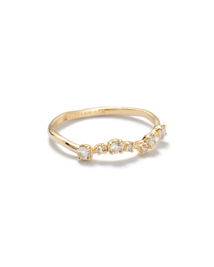 SHIMMER TOPAZ RING (9K GOLD)
