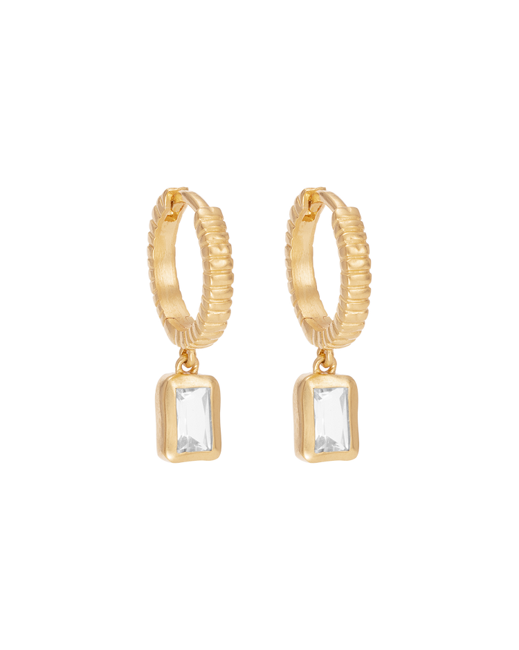 SIERRA HOOPS (18K GOLD PLATED)