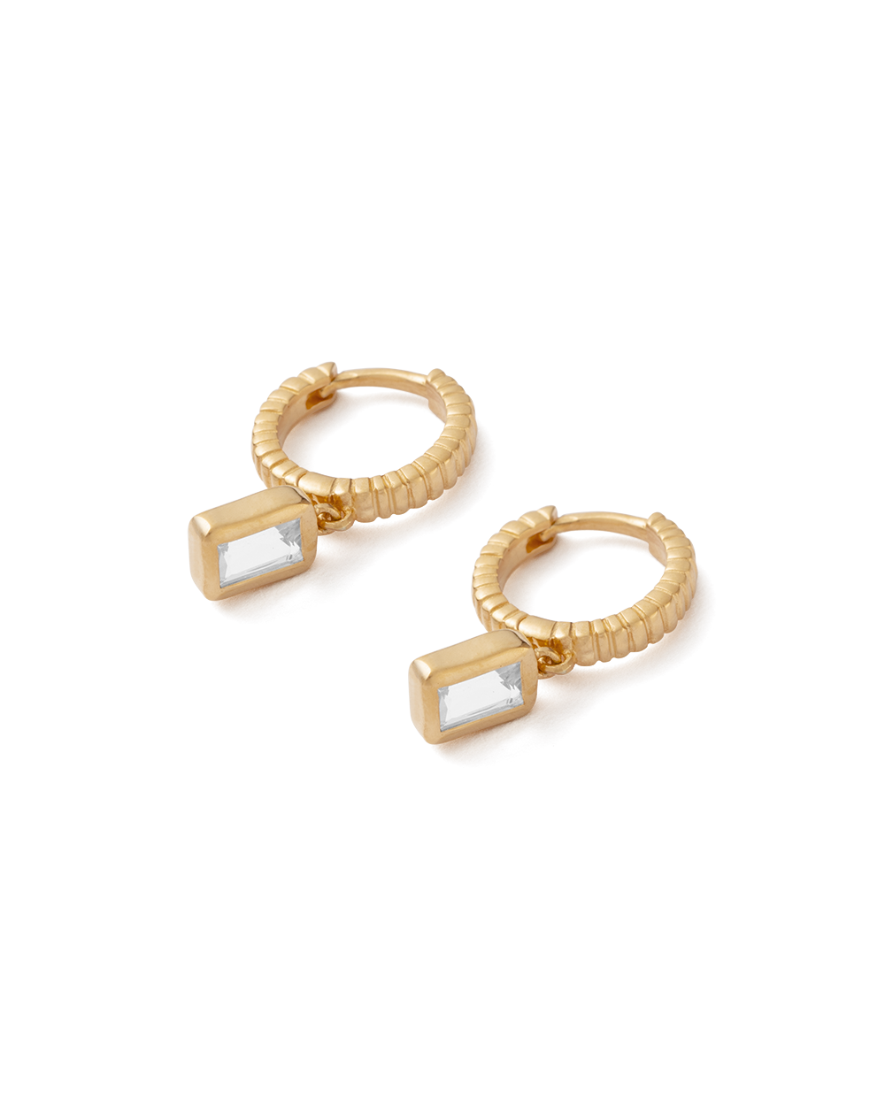 SIERRA HOOPS (18K GOLD PLATED) IMAGE 4