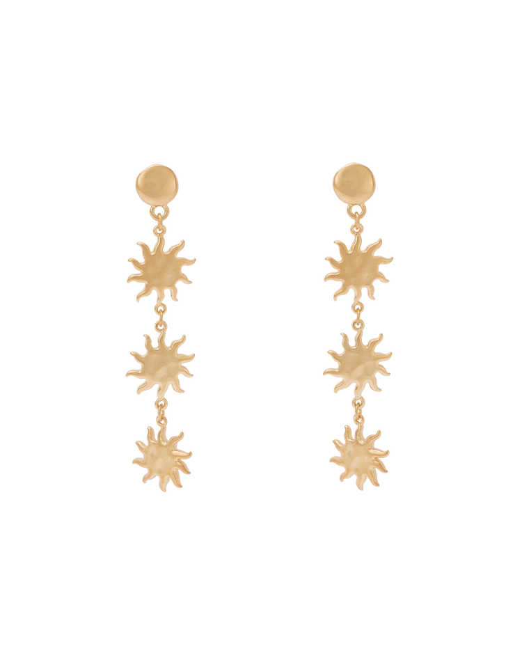 SOLIS EARRINGS (18K GOLD PLATED) IMAGE 1