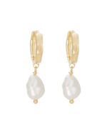 SOLSTICE HOOPS (18K GOLD PLATED) IMAGE 1