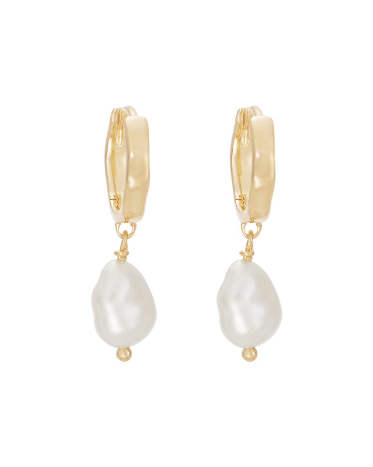 SOLSTICE HOOPS (18K GOLD PLATED) IMAGE 1