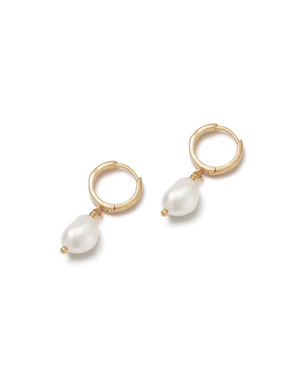 SOLSTICE HOOPS (18K GOLD PLATED) IMAGE 4